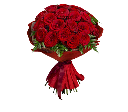 21 Red Roses Bouquet – Send Flowers Pattaya