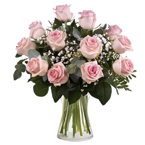 13 Pink Roses